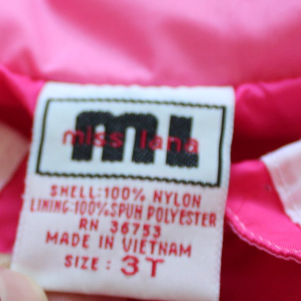 ML Miss Lana Pink Track Windbreaker Jacket 3T - Picture 8 of 8